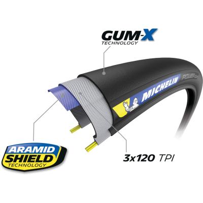 Michelin FALTREIFEN POWER CUP CLASSIC Comp GUM-X 28-622 Schwarz/Classic TS Produktbild 1
