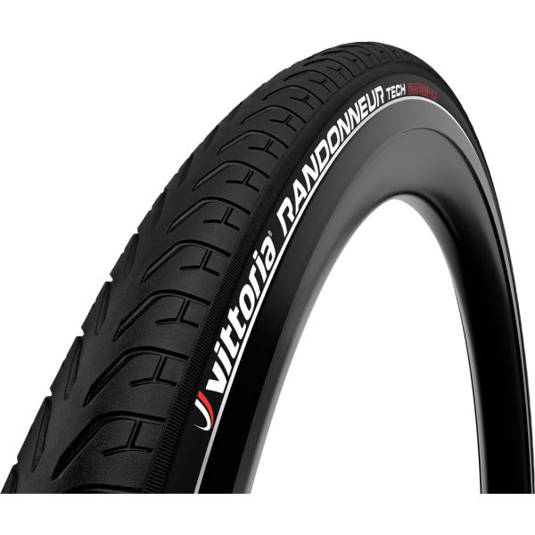 Vittoria Randonneur Tech 42-622 rigid Full Black refl G2.0