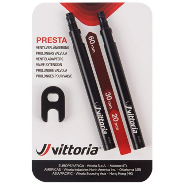 Vittoria Valve extension 30 mm blister 2 pcs. in alu + spanner