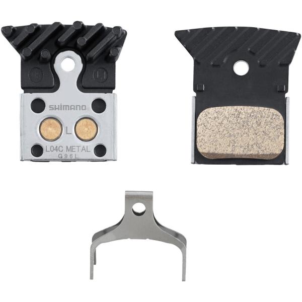SHIMANO Scheibenbremsbelag L04C-MF Sinter Metalltr&auml;ger