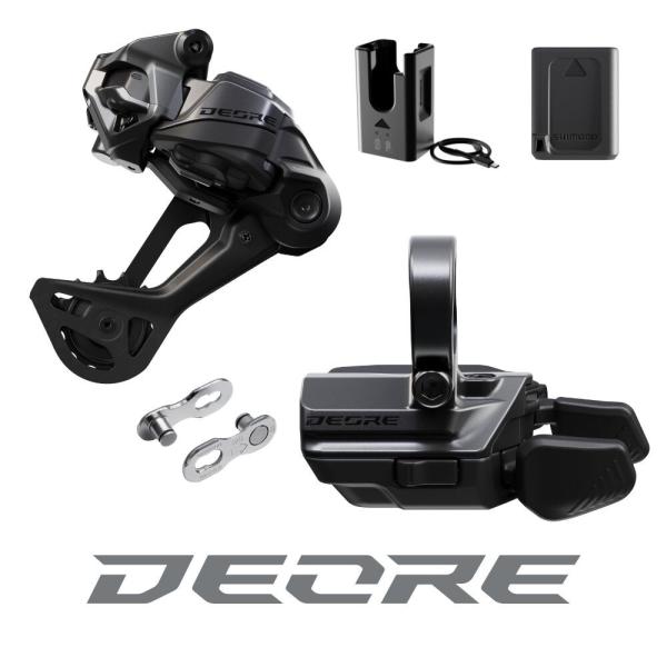 SHIMANO Schaltungs-Upgrade-Kit DEORE Di2 M6250, RD-M6250-SGS, SW-M6250-R