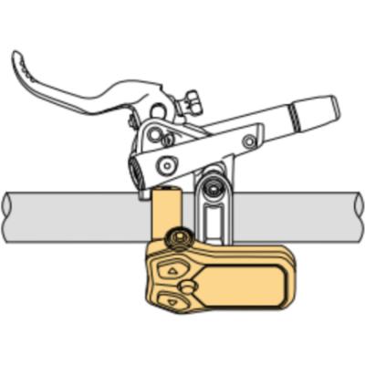 SHIMANO Informations-Display und Schaltereinheit SHIMANO E-BIKE SYSTEMS SC-E5003 22,2 mm Produktbild 1