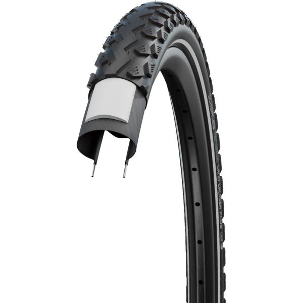 Schwalbe DRAHTREIFEN LAND CRUISER PLUS ActGreen Compound PunctureGuard 47-622 Schwarz/Ref