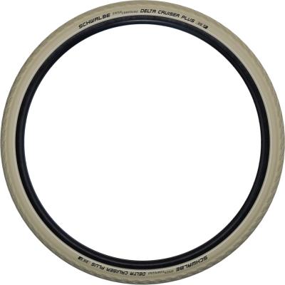 Schwalbe DRAHTREIFEN DELTA CRUISER PLUS ActGreen Compound PunctureGuard 40-635 Creme/Refl Produktbild 1