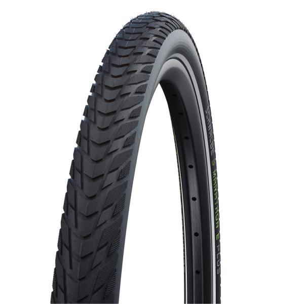 Schwalbe DRAHTREIFEN MARATHON E-PLUS Perf Smart DualGuard 37-622 Schwarz/Reflex