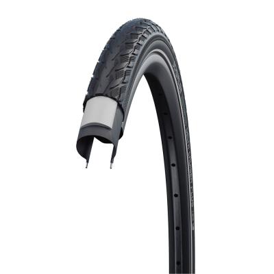 Schwalbe DRAHTREIFEN DELTA CRUISER PLUS  Green Compound 28-622 Schwarz/Wei&szlig;-Reflex Produktbild 1