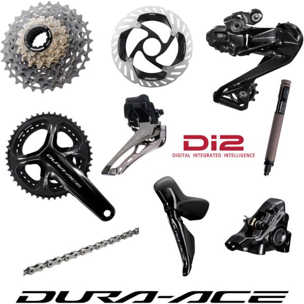 SHIMANO Gruppe  DURA-ACE Di2 12 Fach, 172,5 mm, 52-36Z.