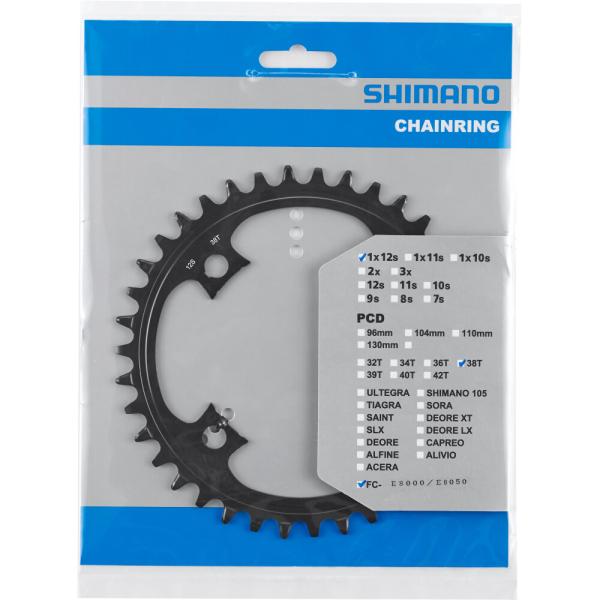 SHIMANO Kettenblatt SHIMANO E-BIKE SYSTEMS SM-CRE80-12 38Z