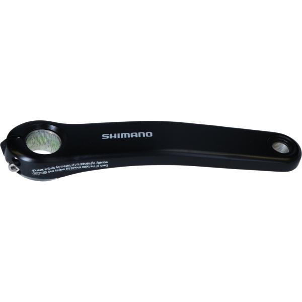 SHIMANO Kurbelarm SHIMANO E-BIKE SYSTEMS FC-EN500, rechts, 170mm, schwarz
