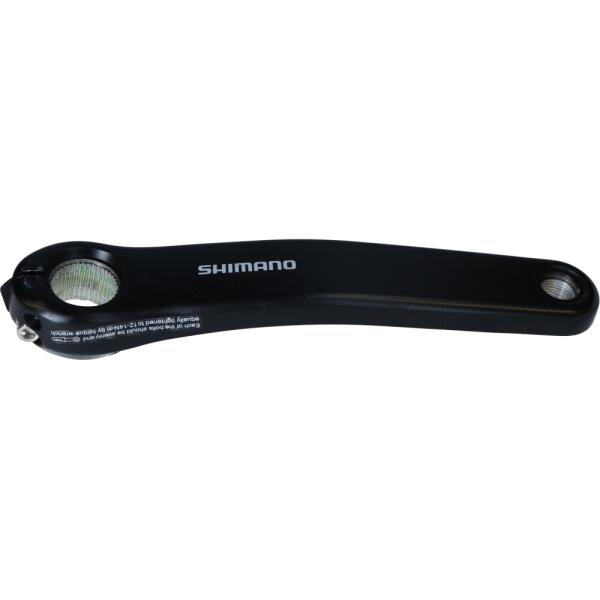 SHIMANO Kurbelarm SHIMANO E-BIKE SYSTEMS FC-EN500, rechts, 175mm, schwarz