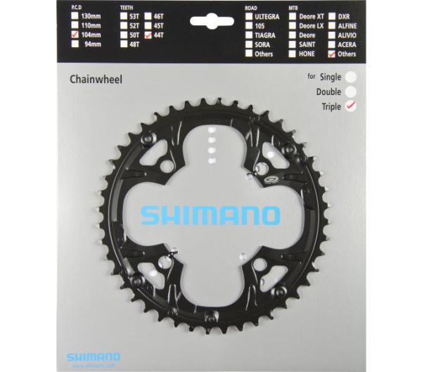SHIMANO Kettenblatt DEORE FC-M480 44 Z&auml;hne f&uuml;r KSR