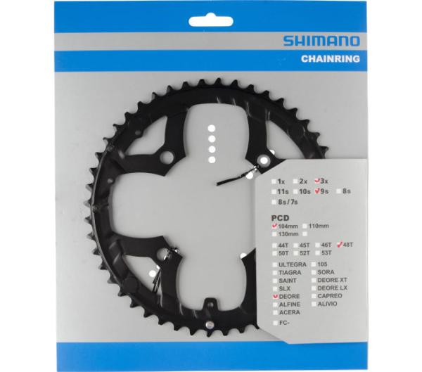 SHIMANO Kettenblatt DEORE FC-M530, FC-M531 48 Z&auml;hne