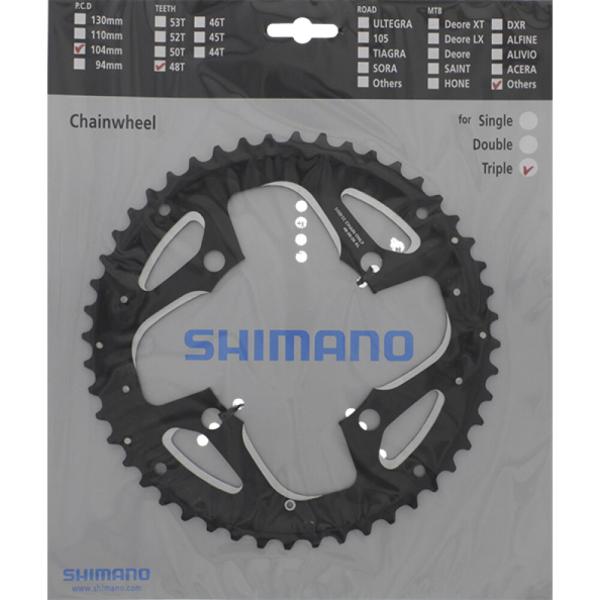 SHIMANO Kettenblatt FC-T551 48 Z&auml;hne (AL) f&uuml;r KSR