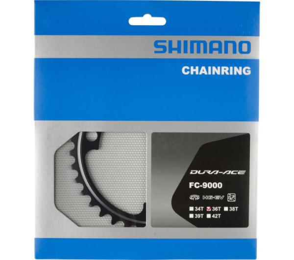 SHIMANO Kettenblatt DURA-ACE FC-9000 36 Z&auml;hne Schwarz