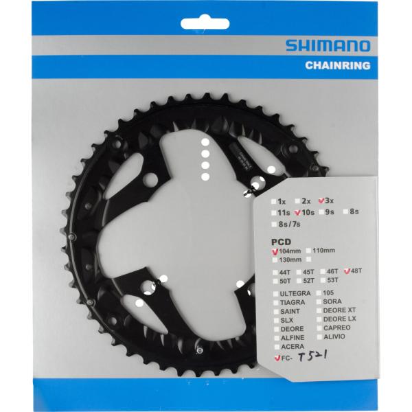 SHIMANO Kettenblatt FC-T521 48 Z&auml;hne
