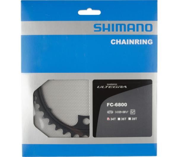 SHIMANO Kettenblatt ULTEGRA FC-6800 34 Z&auml;hne Schwarz