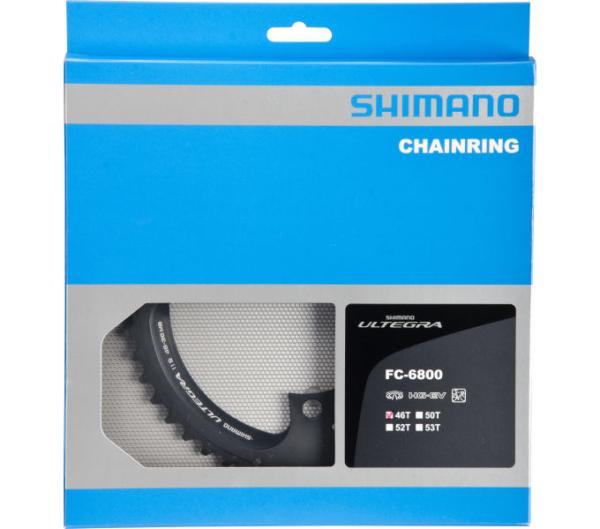 SHIMANO Kettenblatt ULTEGRA FC-6800 46 Z&auml;hne Grau