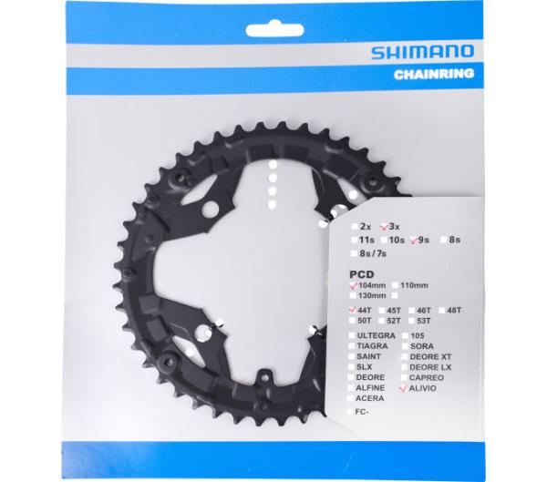 SHIMANO Kettenblatt ALIVIO FC-T4060 44 Z&auml;hne f&uuml;r KSR