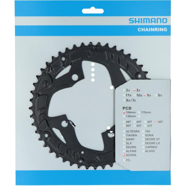 SHIMANO Kettenblatt ACERA FC-T3010 48 Z&auml;hne f&uuml;r KSR