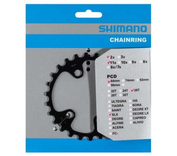 SHIMANO Kettenblatt SLX FC-M7000-11 26 Z&auml;hne