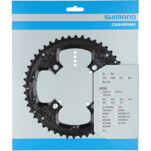 SHIMANO Kettenblatt DEORE FC-T6010 48 Z&auml;hne