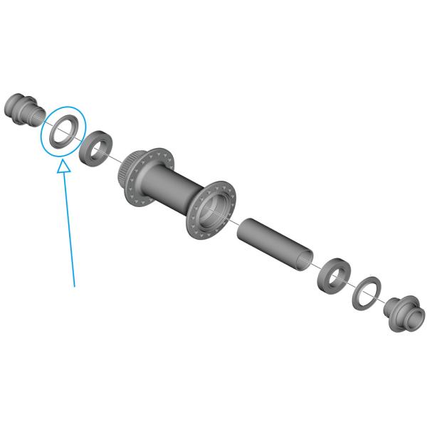 SHIMANO DICHTRING F&Uuml;R HOHLACHSE LINKS HB-M988
