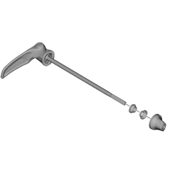 SHIMANO Schnellspanner 166 mm FH-M3050, FH-TX800 Silber
