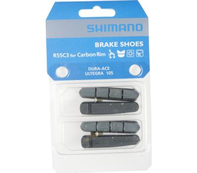 SHIMANO Bremsschuh Cartridge R55C3 BR-R9100 2 Paar F&uuml;r Carbonfelge Produktbild 1