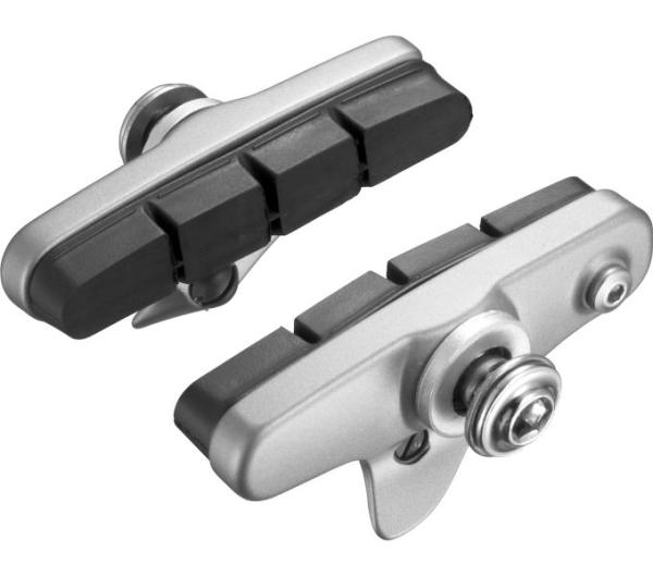 SHIMANO Bremsschuh R55C3 Cartridge f&uuml;r BR-R561 1 Paar F&uuml;r Alufelge Silber